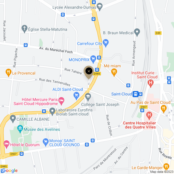 plan de l'agence Shiva saint-cloud