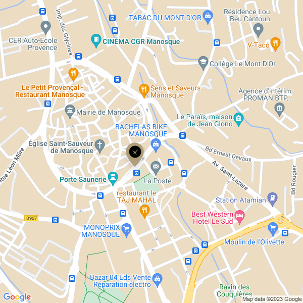 plan de l'agence Shiva manosque