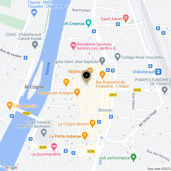 plan de l'agence Shiva chatellerault