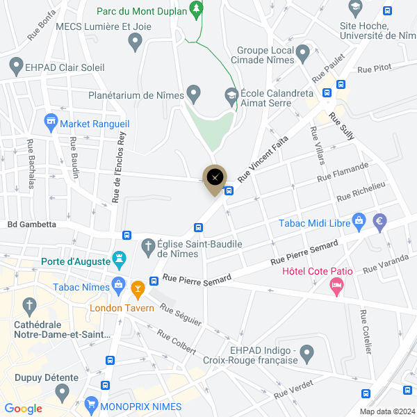 plan de l'agence Shiva nimes-est