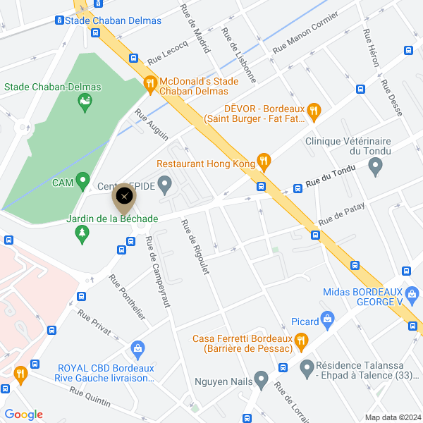 plan de l'agence Shiva bordeaux-lescure