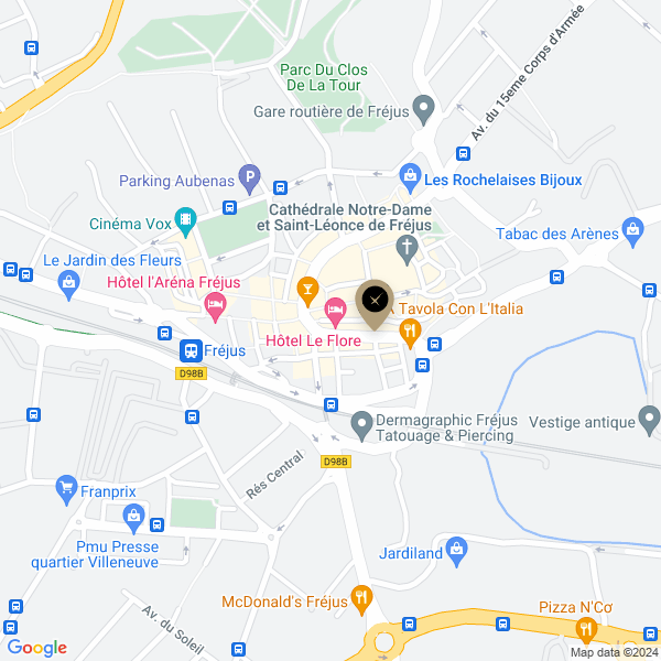 plan de l'agence Shiva frejus