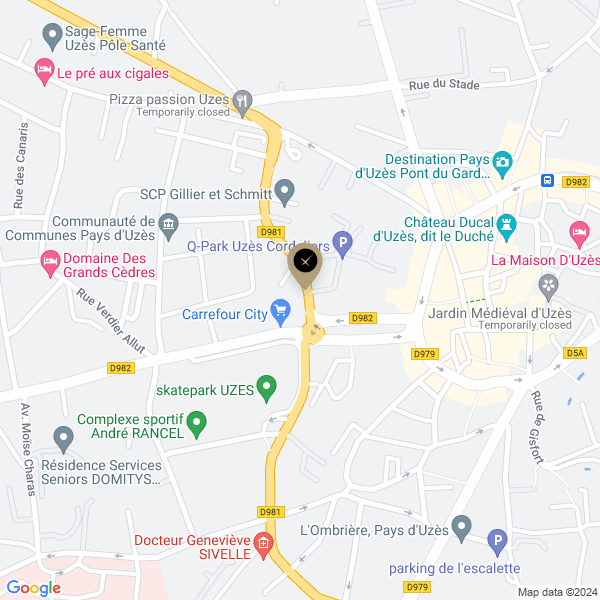 plan de l'agence Shiva uzes