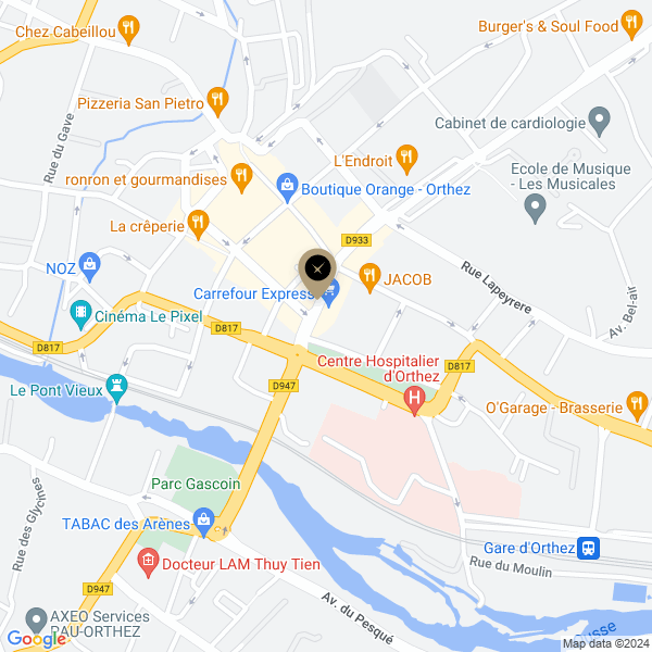 plan de l'agence Shiva orthez