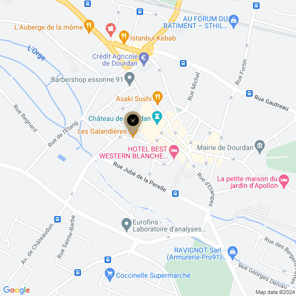 plan de l'agence Shiva dourdan