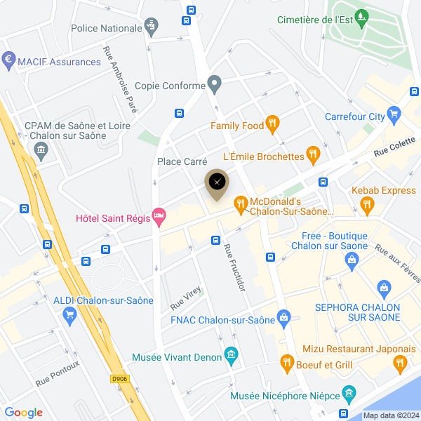 plan de l'agence Shiva chalon-sur-saone
