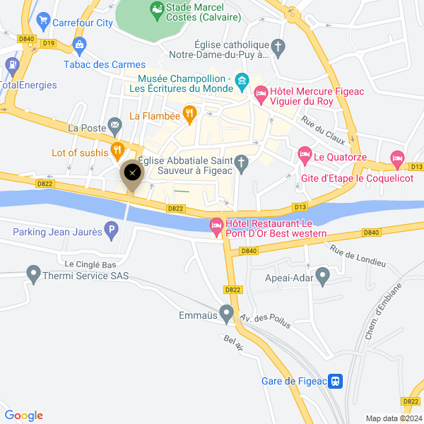 plan de l'agence Shiva figeac