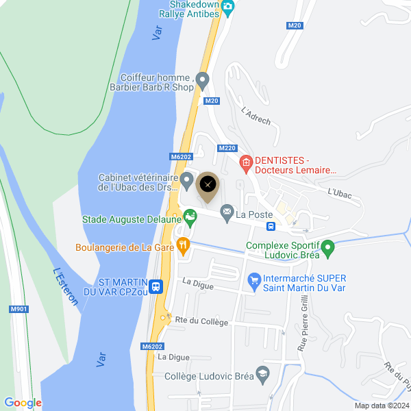plan de l'agence Shiva saint-martin-du-var