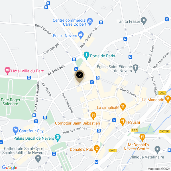 plan de l'agence Shiva nevers