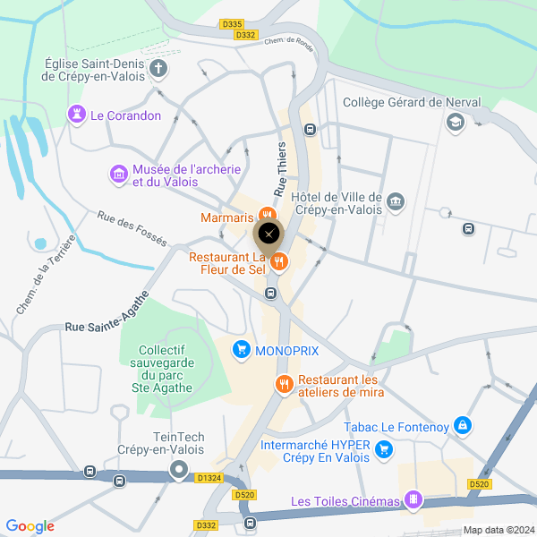 plan de l'agence Shiva crepy-en-valois