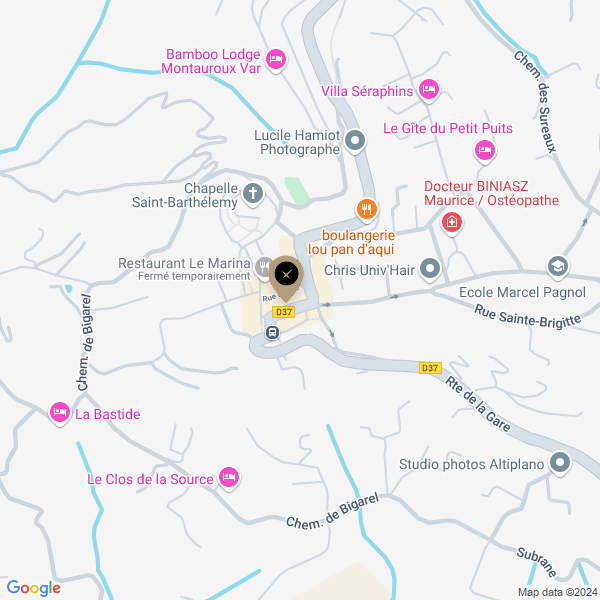 plan de l'agence Shiva montauroux