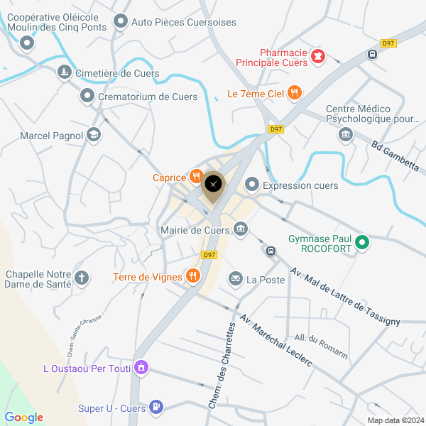 plan de l'agence Shiva cuers