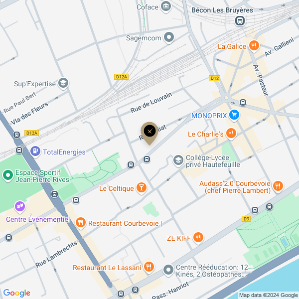 plan de l'agence Shiva courbevoie-becon