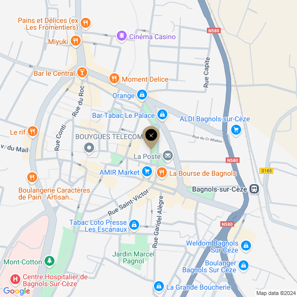 plan de l'agence Shiva bagnols-sur-ceze