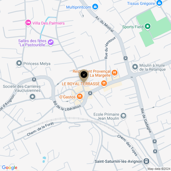 plan de l'agence Shiva saint-saturnin-les-avignon