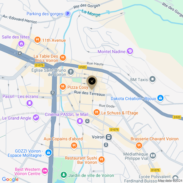 plan de l'agence Shiva voiron