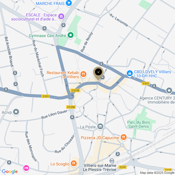 plan de l'agence Shiva villiers-sur-marne