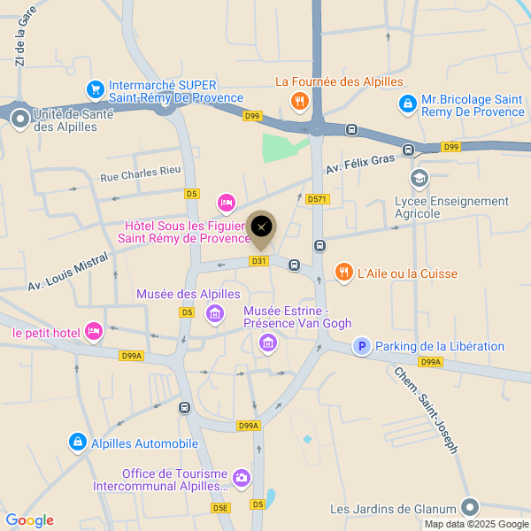 plan de l'agence Shiva saint-remy-de-provence