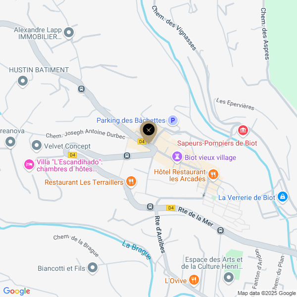 plan de l'agence Shiva biot