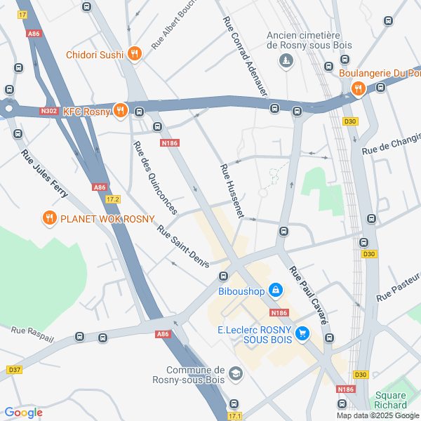 plan de l'agence Shiva rosny-sous-bois