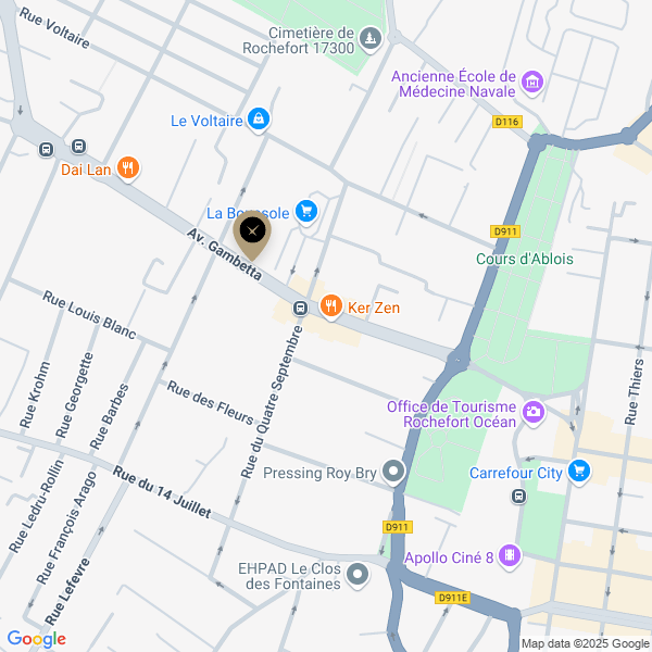 plan de l'agence Shiva chatelaillon-plage