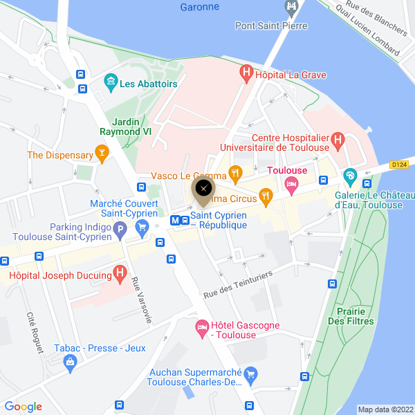 plan de l'agence Shiva toulouse-st-cyprien
