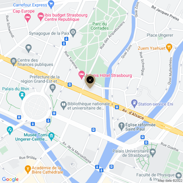 plan de l'agence Shiva strasbourg