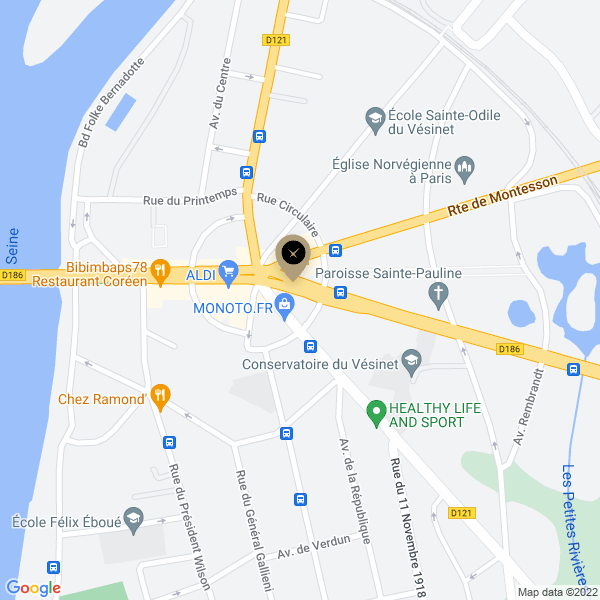 plan de l'agence Shiva le-vesinet