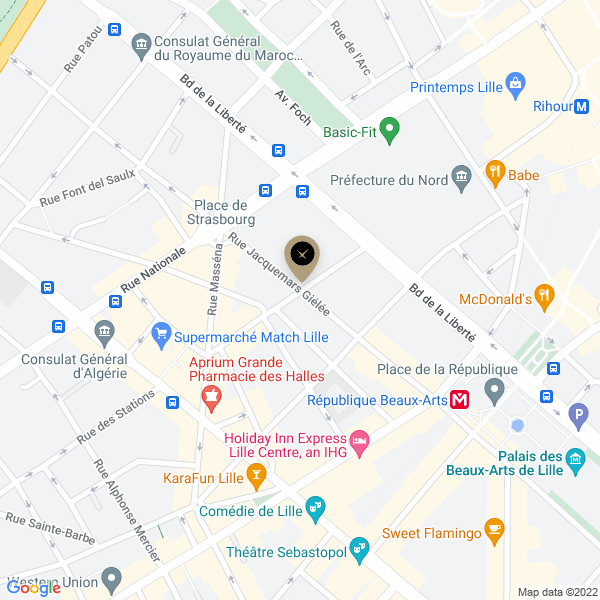 plan de l'agence Shiva lille-59000-59155