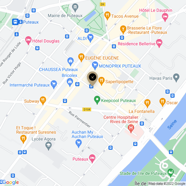 plan de l'agence Shiva puteaux