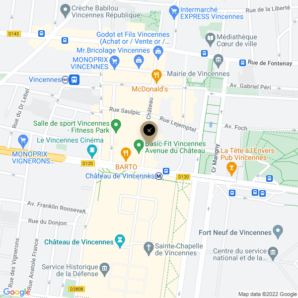 plan de l'agence Shiva vincennes