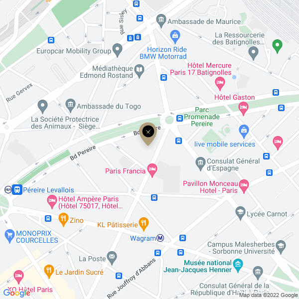 plan de l'agence Shiva paris-17eme-wagram