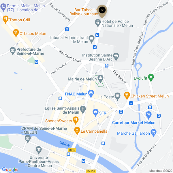 plan de l'agence Shiva melun