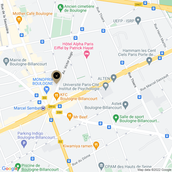 plan de l'agence Shiva boulogne-billancourt