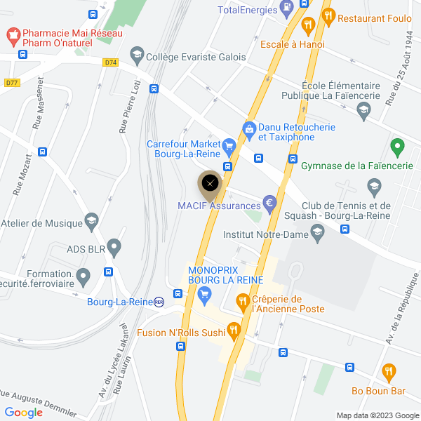 plan de l'agence Shiva bourg-la-reine