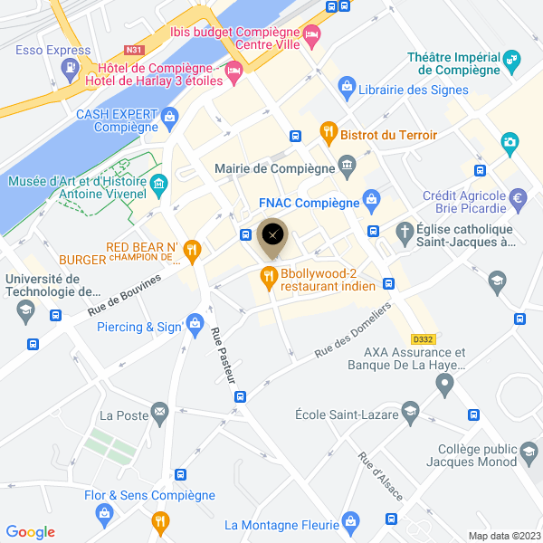 plan de l'agence Shiva compiegne