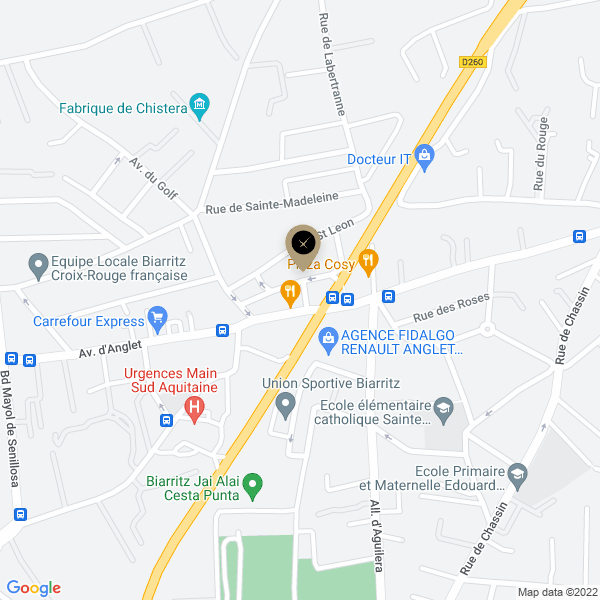 plan de l'agence Shiva anglet