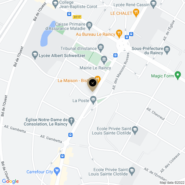 plan de l'agence Shiva le-raincy