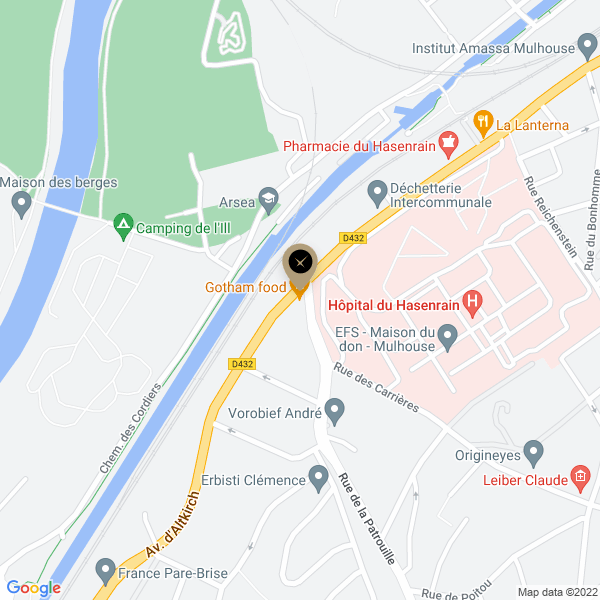 plan de l'agence Shiva mulhouse