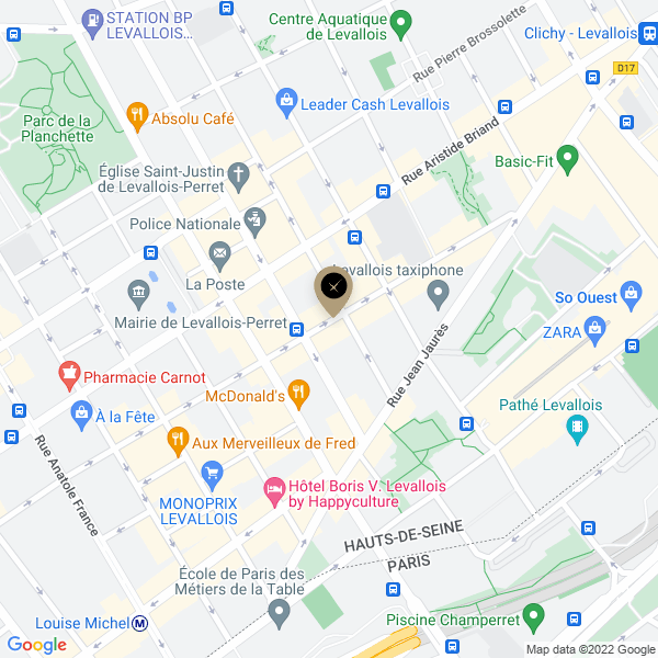 plan de l'agence Shiva levallois-perret