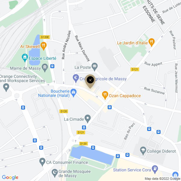 plan de l'agence Shiva massy