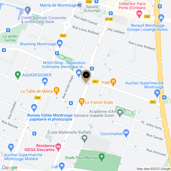 plan de l'agence Shiva montrouge