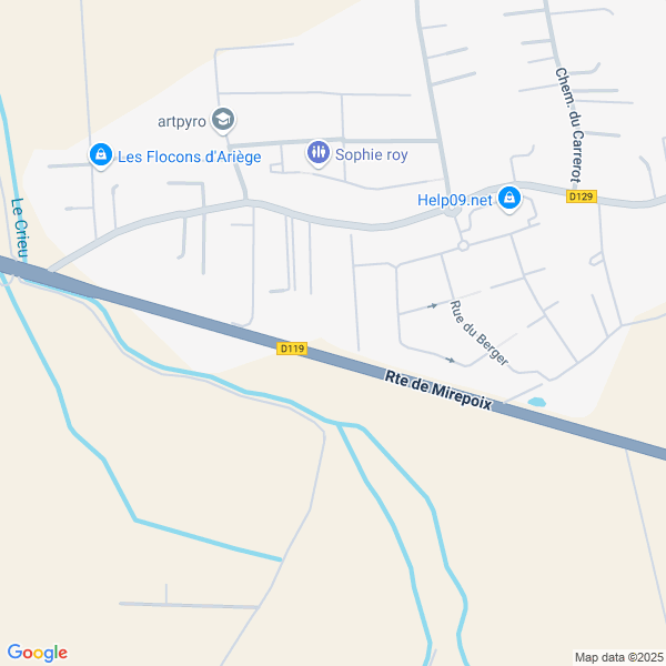 plan de l'agence Shiva pamiers