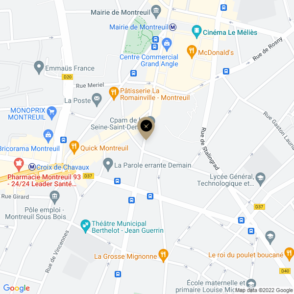 plan de l'agence Shiva montreuil