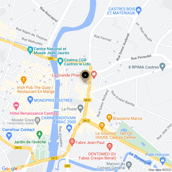 plan de l'agence Shiva castres