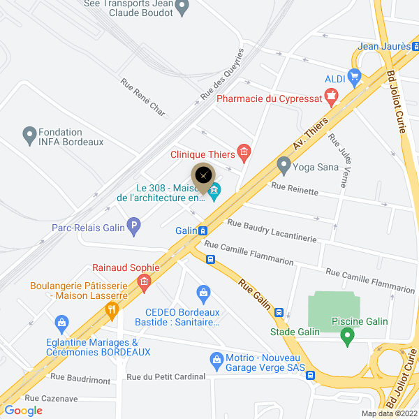 plan de l'agence Shiva bordeaux-rive-droite