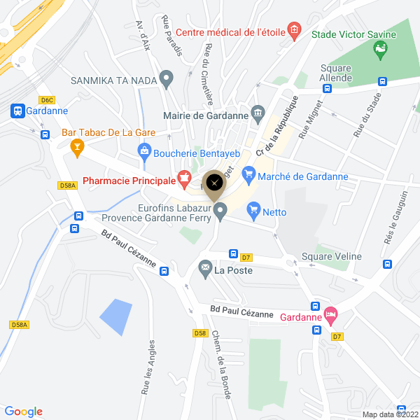 plan de l'agence Shiva gardanne