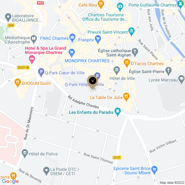 plan de l'agence Shiva chartres