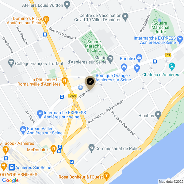 plan de l'agence Shiva asnieres-sur-seine