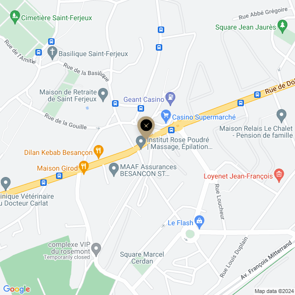 plan de l'agence Shiva besancon